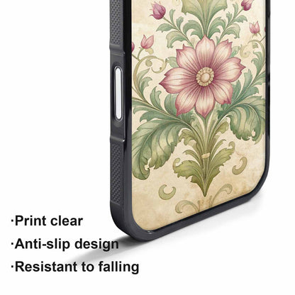 iPhone 17 Air Case — Vintage Botanical Art Pattern Floral, Custom Printed Phone Case