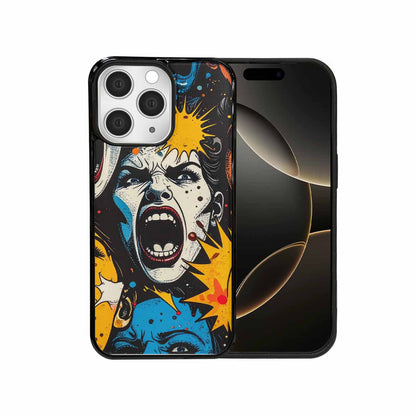 iPhone 15 Pro Max Case — Comic Book Scream Comic Book Scream, Custom Phone Case