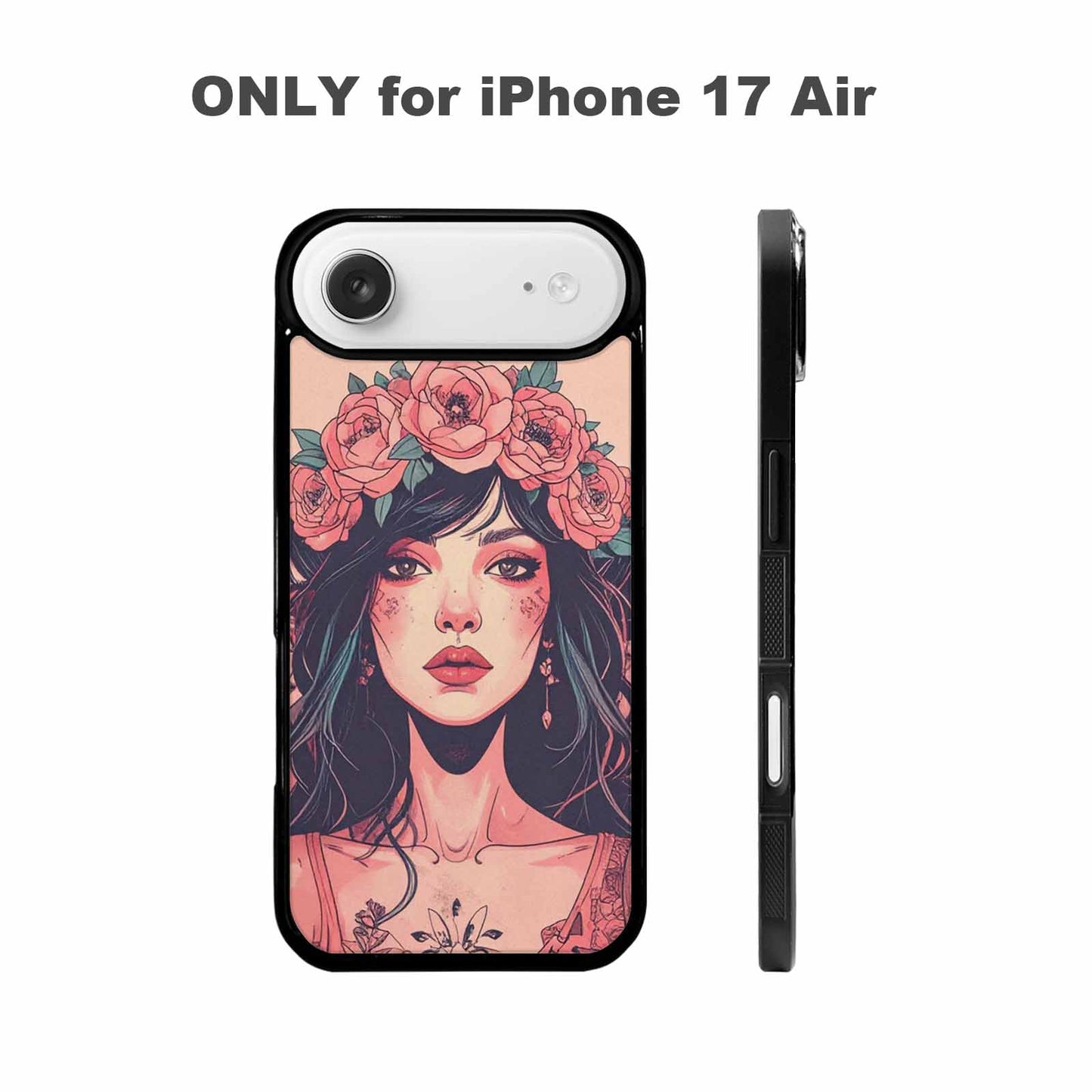 iPhone 17 Air Case — Skull Dark Art Gothic Print Gothic, Unique Phone Case Design