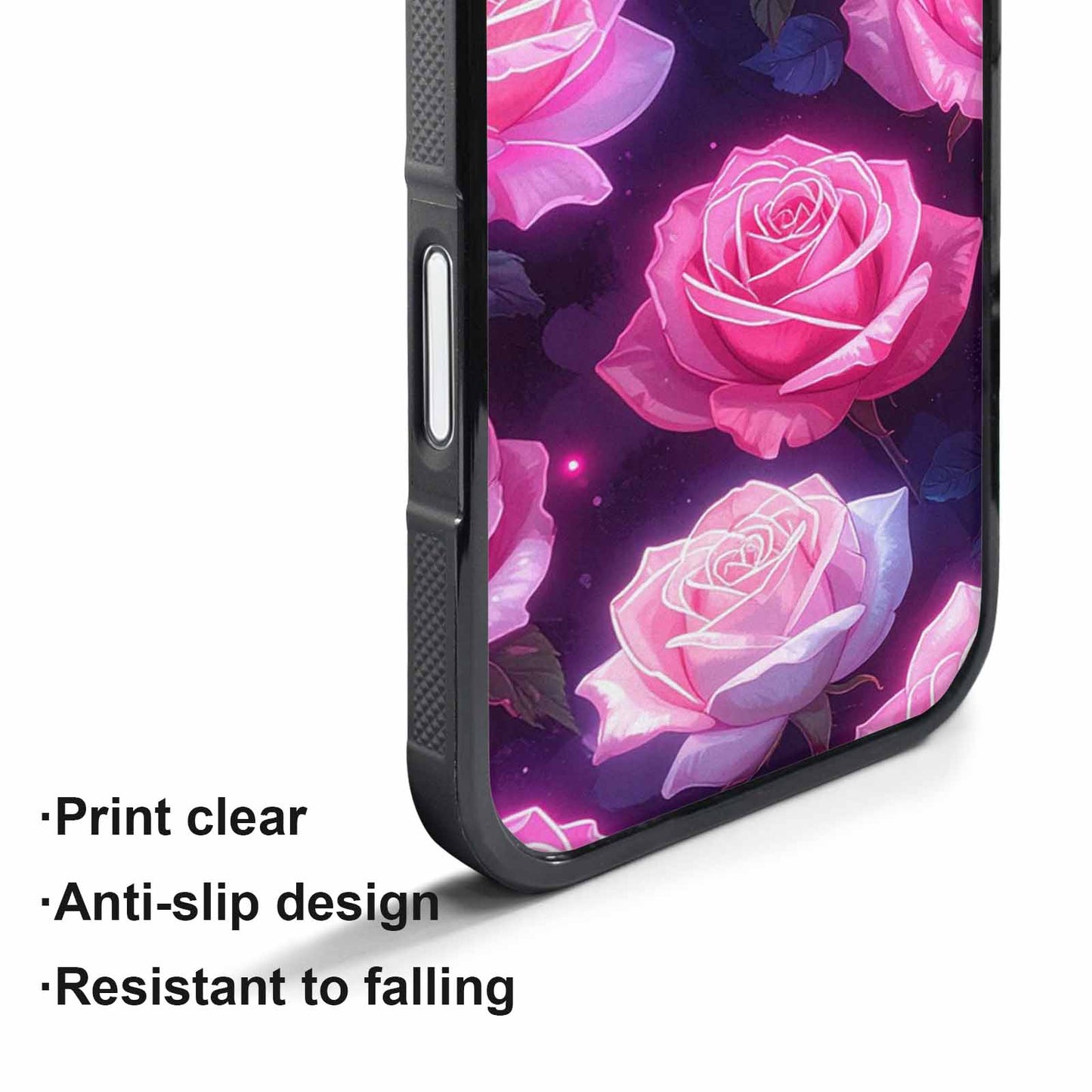 iPhone 17 Pro Case — Watercolor Marble Rose Watercolor Abstract, Custom Printed Phone Case