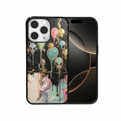 iPhone 15 Pro Max Case — Aliens Marblemelting Aliens Pa 7eb Personalized, Original Design Phone Case