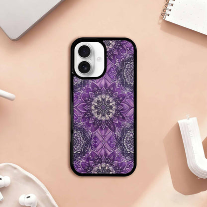 iPhone 17 Case — Small Mandala Pattern, Randomly Floral, Custom Designed Case Cover