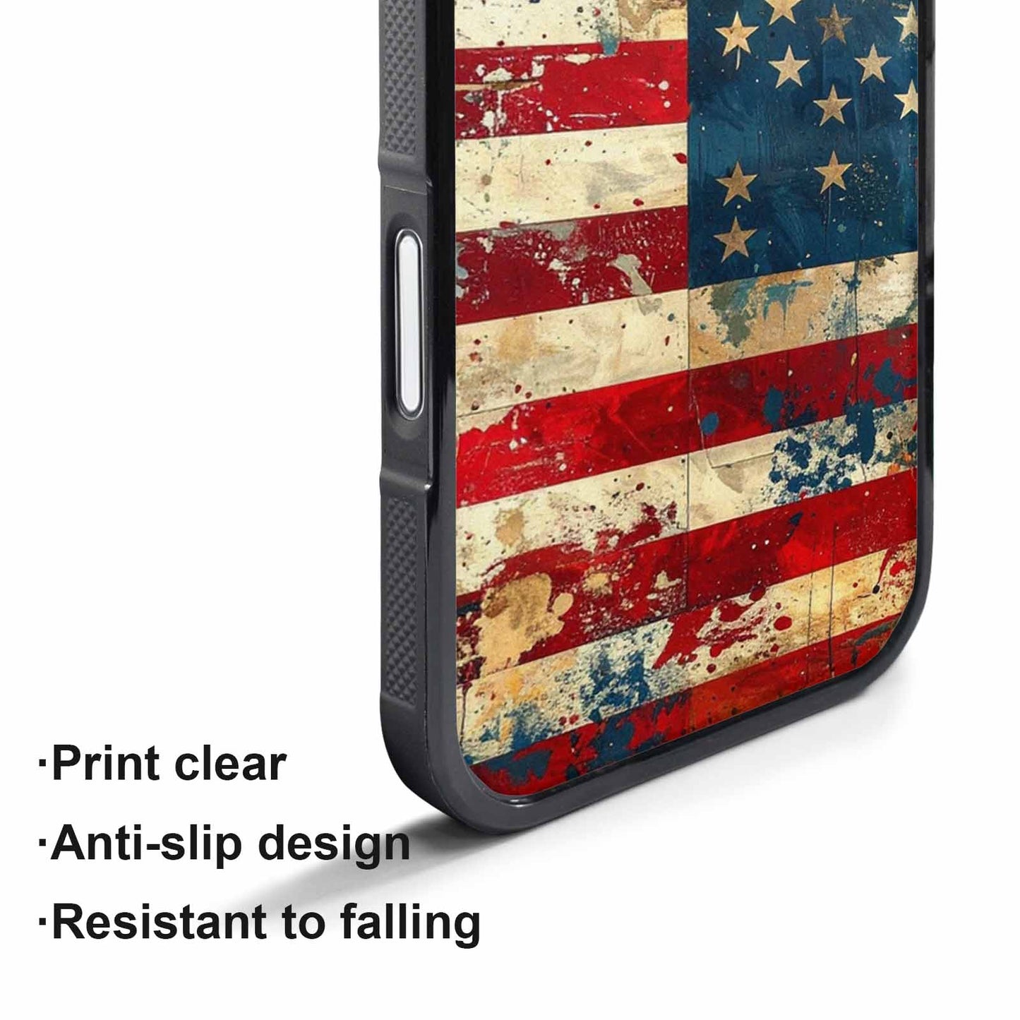 iPhone 17 Pro Case — Small American Flag Stars And Galaxy, Original Design Phone Case
