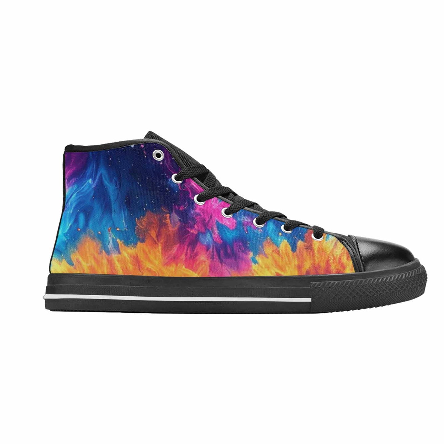 MEN'S Tie Dye Galaxy High Top Canvas Dreamcore Shoes