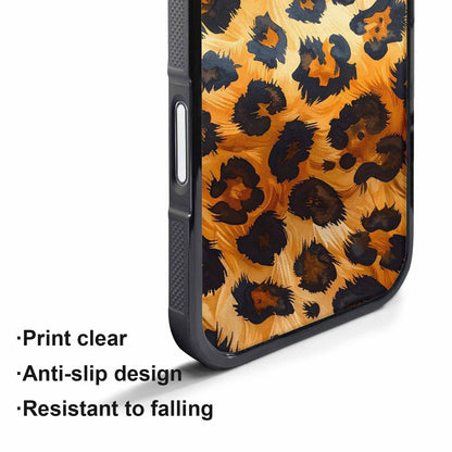 iPhone 17 Pro Case — Leopard Soft Airbrush Gradient Animal Print, Personalized Phone Case