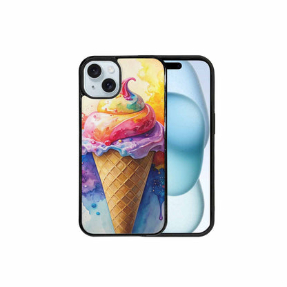 iPhone 15 Plus Case — Melting Icecream Collage, Customized Protective Case