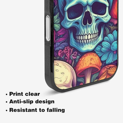 iPhone 16 Case — Mushroom Skull Custom, Custom Print Case Cover