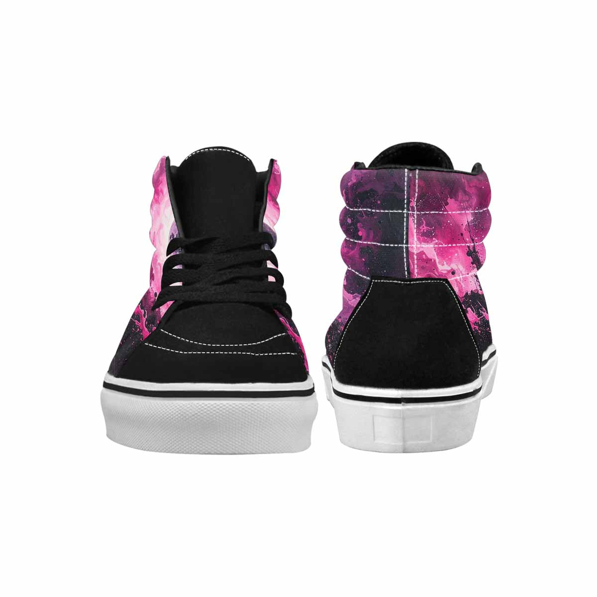 MEN'S Galaxy Nebula High Top Canvas Neon Fantasy Shoes