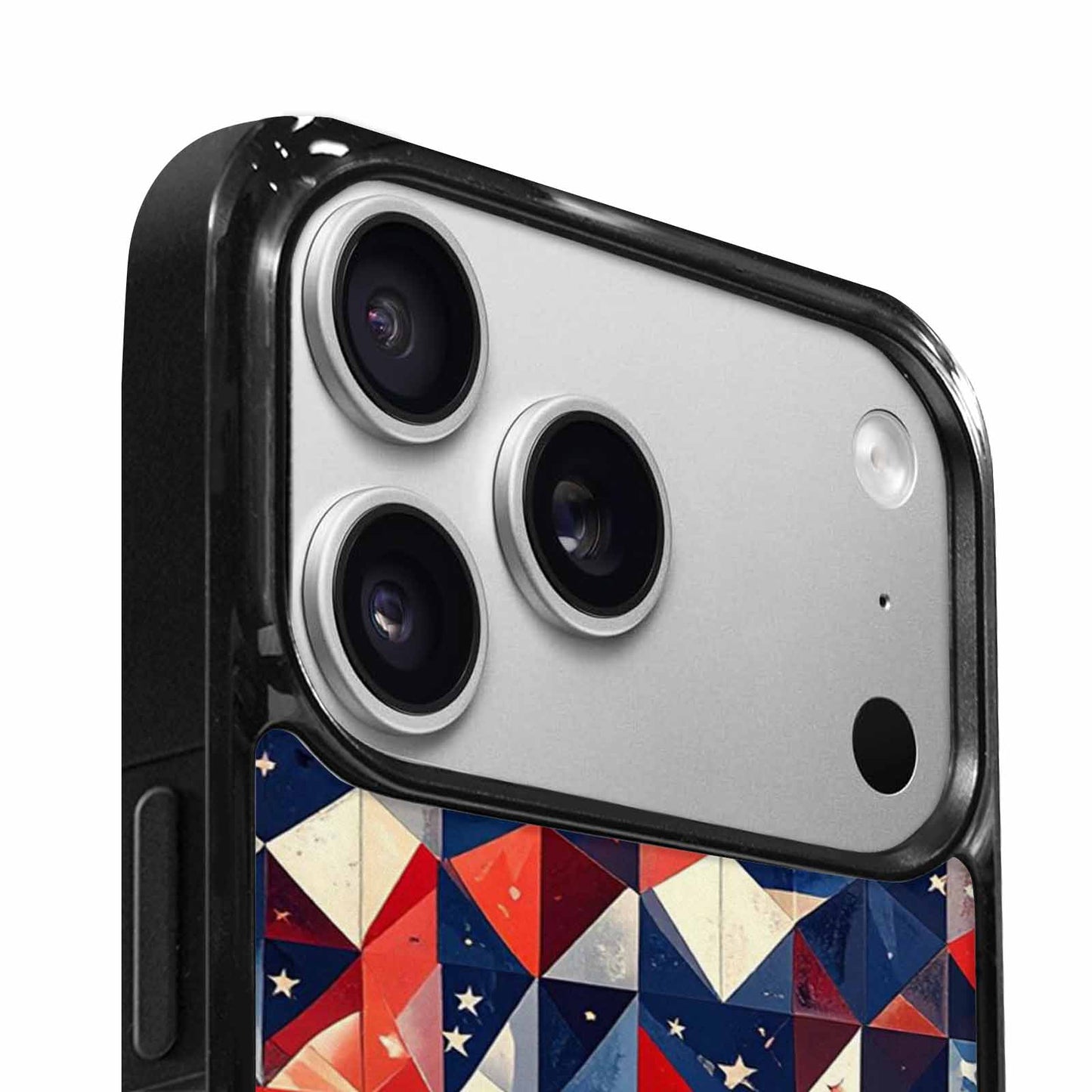 iPhone 17 Pro Case — Small American Flag Stars And Galaxy, Unique Phone Case Design