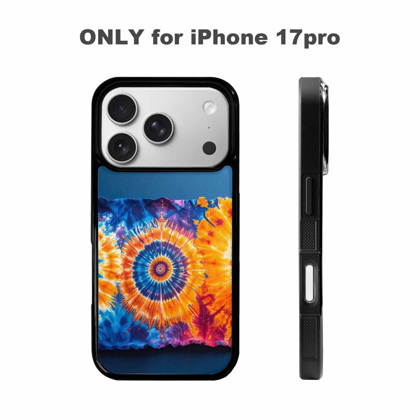 iPhone 17 Pro Case — Tie Dye Mixed Style Custom Tie, Custom Art Phone Cover