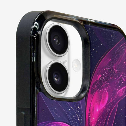 iPhone 16 Plus Case — Rose Galaxy Art Seamless Pattern Vibrant, Custom Designed Case Cover