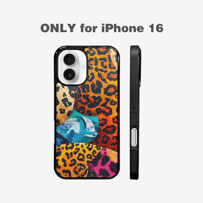 iPhone 16 Case — Full Color Vibrant Animal Print Animal, Original Design Phone Case