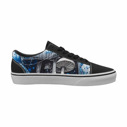 WOMEN'S Mushrooms (general) Lace-Up Canvas Neon Fantasy Custom Shoes