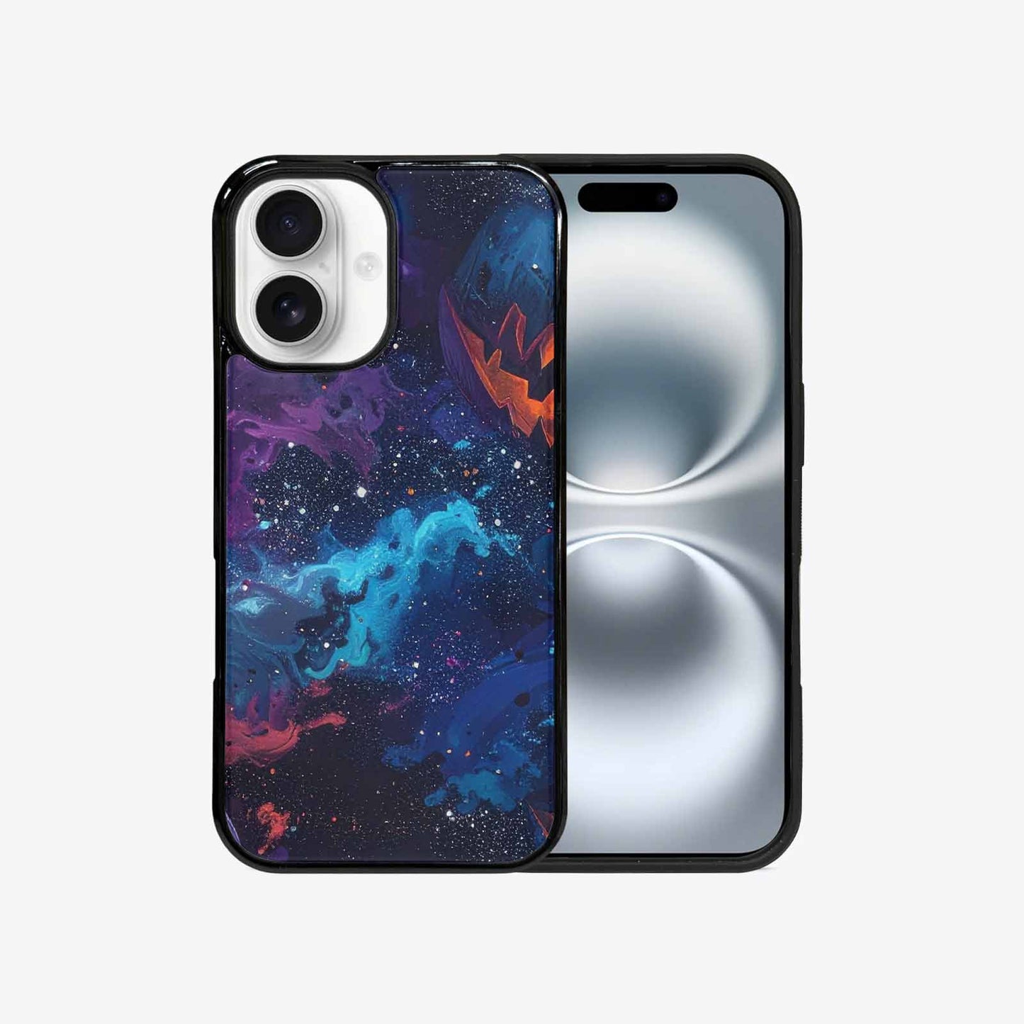 iPhone 16 Case — Eamless Repeating Pattern Of Overlapping Pumpkin, Personalized Phone Case