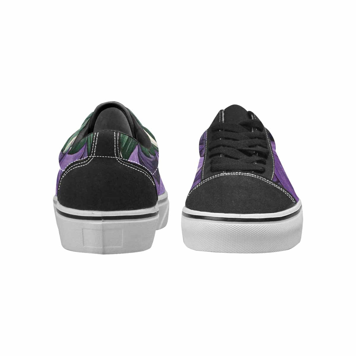 MEN'S Genderqueer Flag Color Canvas Lace-Up Neon Fantasy Custom Shoes