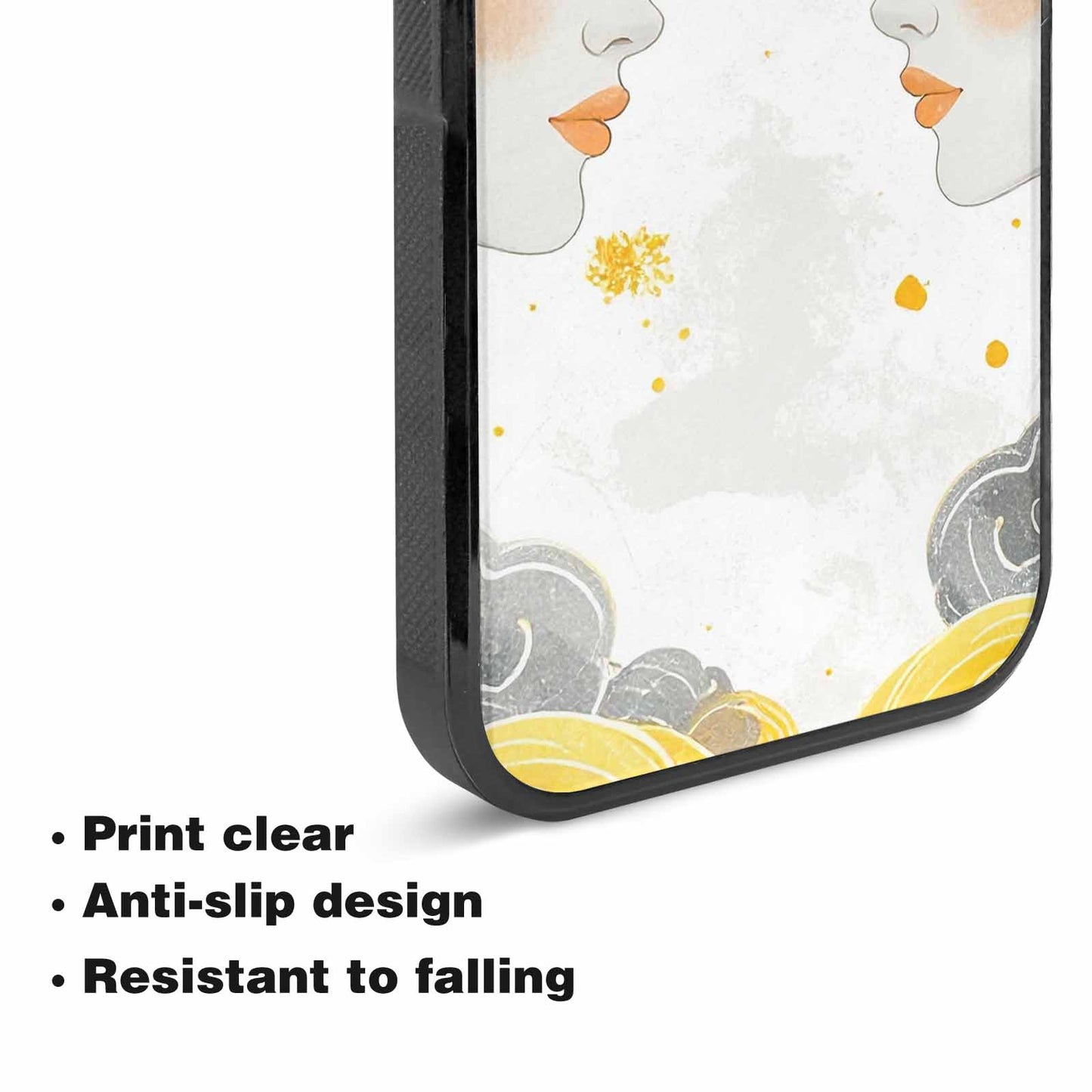 iPhone 15 Plus Case — Gemini Twins Zodiac Pattern Seamless Repeat, Custom Designed Case Cover