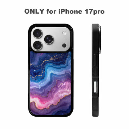 iPhone 17 Pro Case — Marble Galaxy Space, Original Design Phone Case