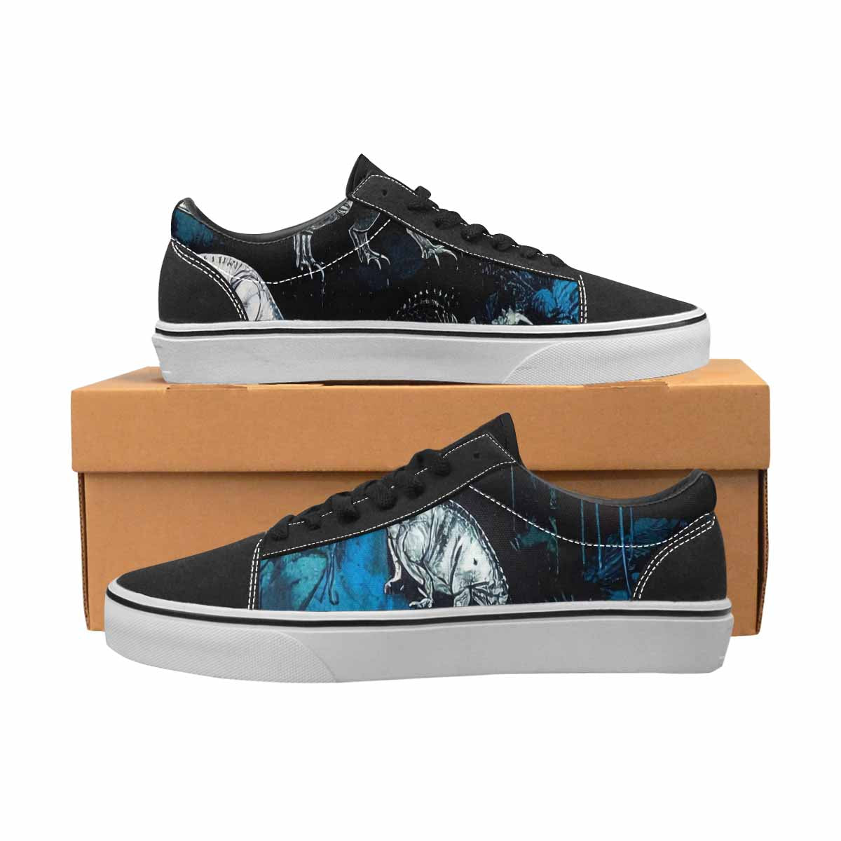 WOMEN'S Dinosaur Burst Lace-Up Canvas Aesthetic Shoes
