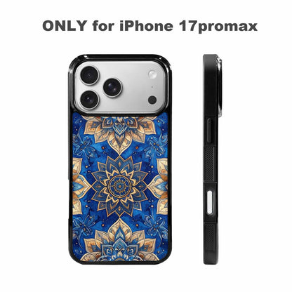 iPhone 17 Pro Max Case — Small Mandala Pattern, Randomly Floral, Custom Art Phone Cover