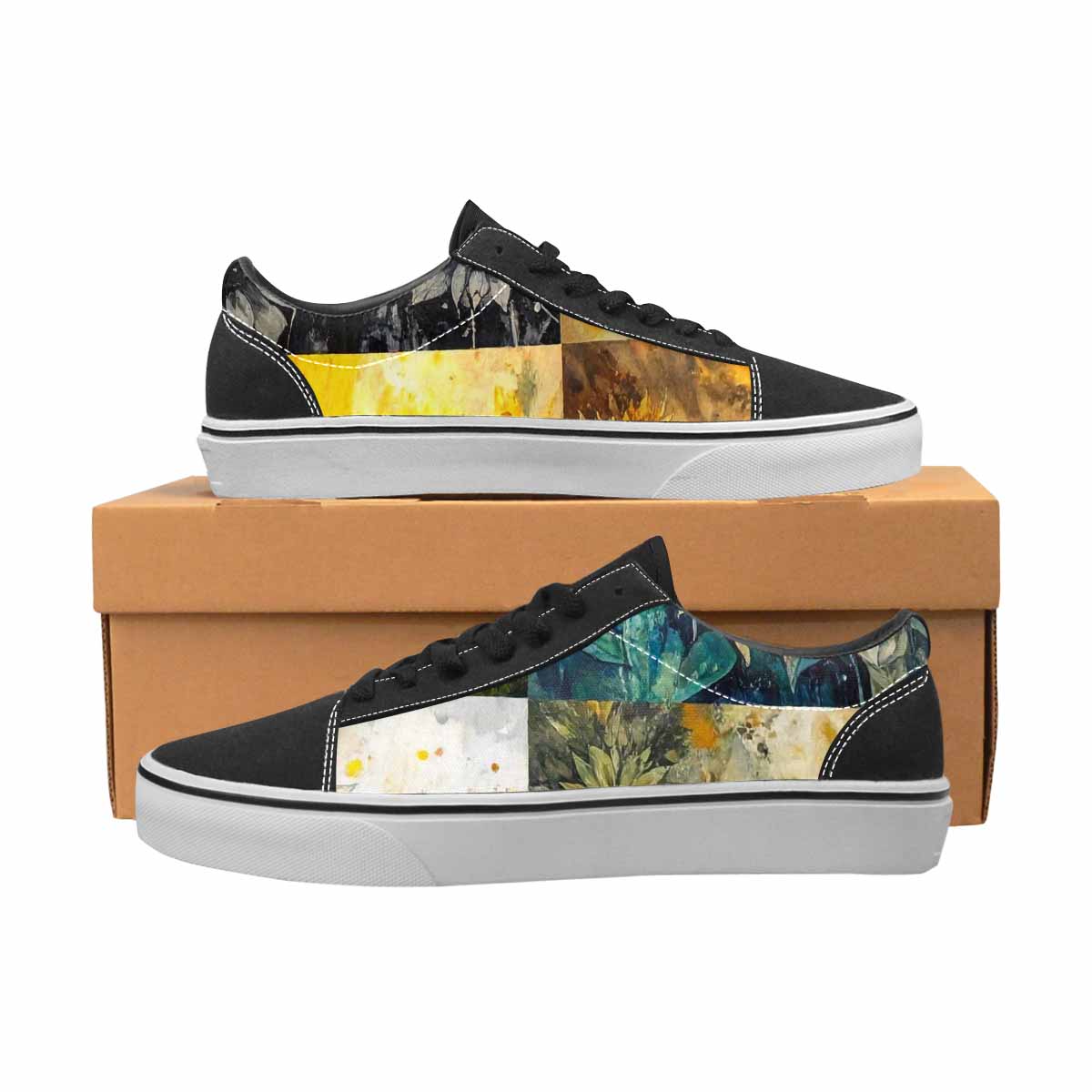 WOMEN'S Blend Melt Them Canvas Lace-Up Grunge Sneakers