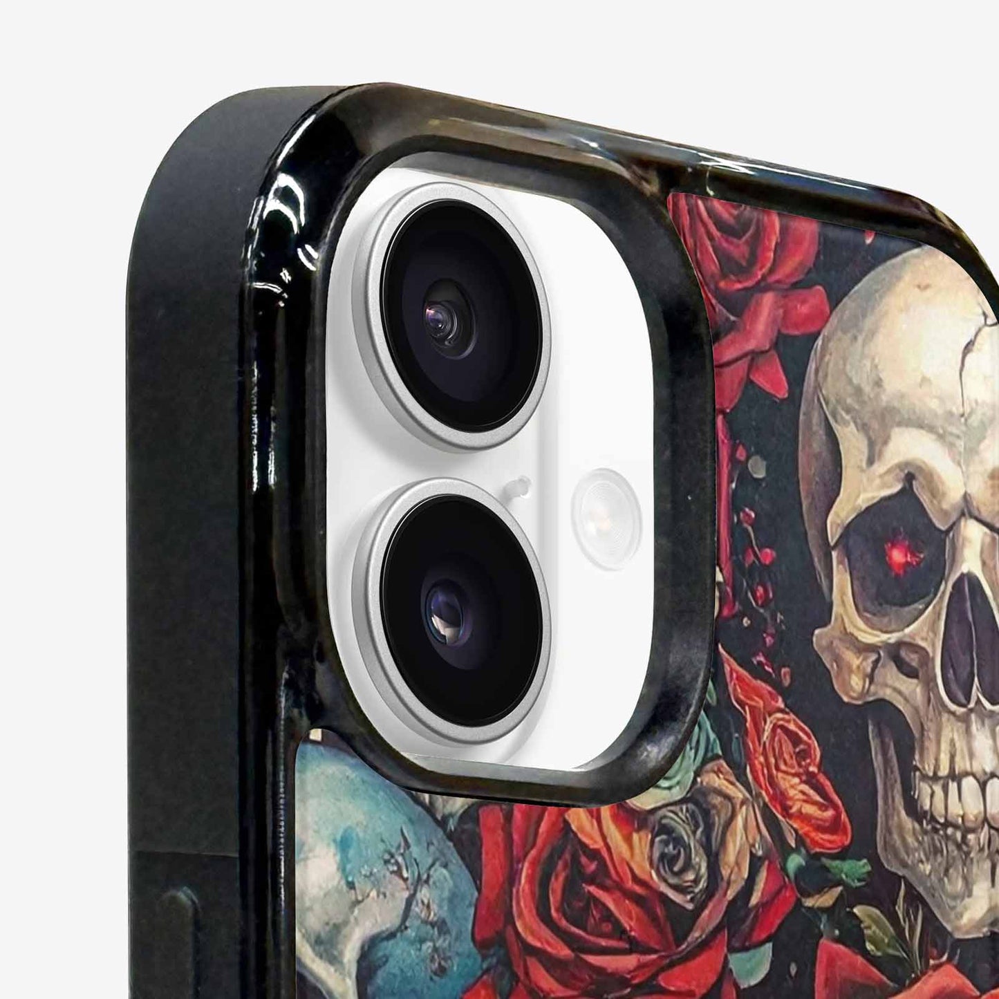 iPhone 16 Case — Skulls And Rosesmelting Skulls A, Unique Phone Case Design
