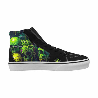 MEN'S More Overlapping Ontop Each High Top Canvas Wallpaper Art Custom Sneakers