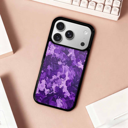 iPhone 17 Pro Case — Small Military Camouflage Blotch Pattern Camo, Customized Protective Case