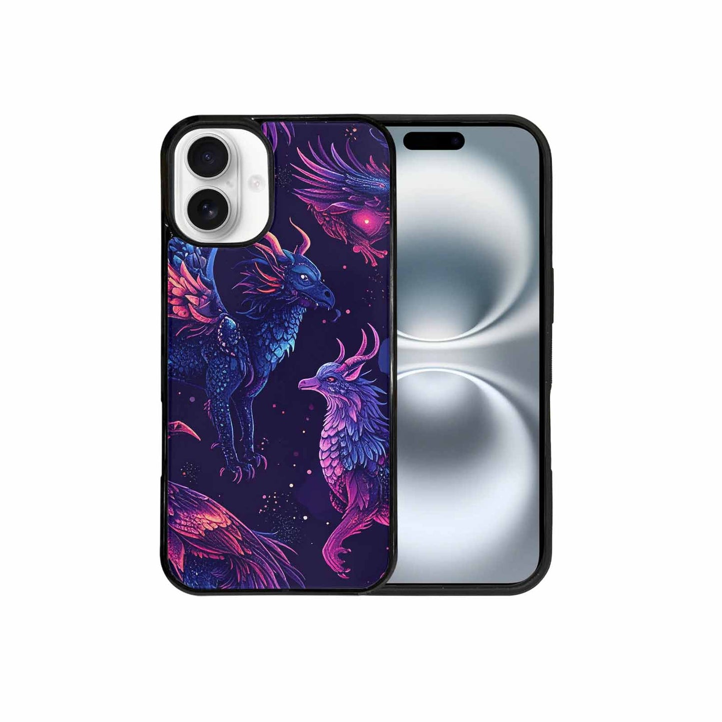 iPhone 16 Plus Case — Galactic Animal Burst, Customized Protective Case