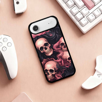 iPhone 17 Air Case — Skull Dark Art Gothic Print Gothic, Custom Printed Phone Case
