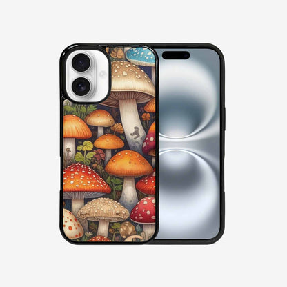 iPhone 16 Case — Mushrooms General Mushrooms Pa, Custom Art Phone Cover