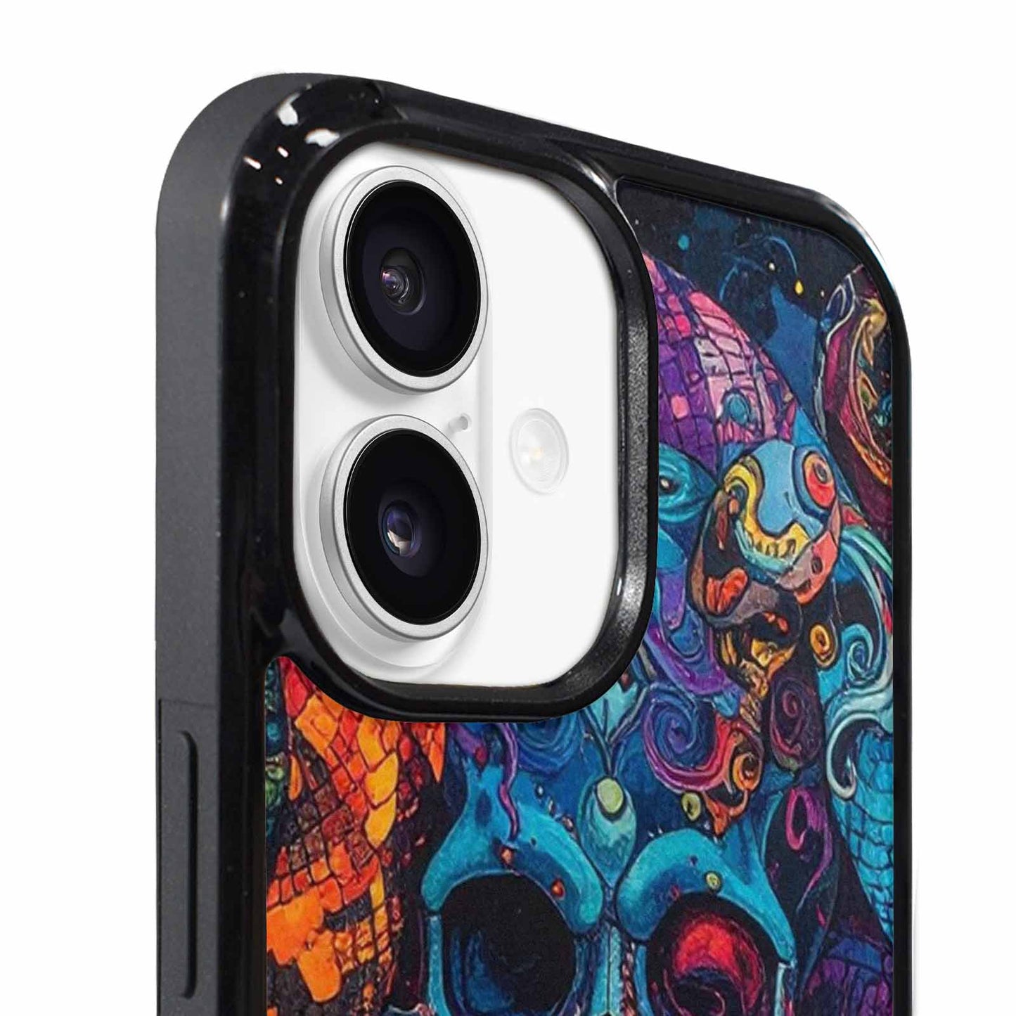 iPhone 17 Case — Snakes And Skulls Collage Custom Gothic, Customized Protective Case