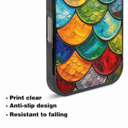 iPhone 16 Pro Case — Reptile Scale Full Color Vibrant Reptile, Custom Phone Case
