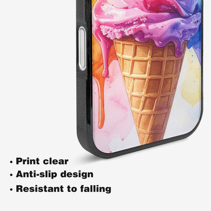 iPhone 16 Case — Melting Icecream Collage Custom Personalized Phone, Custom Made Phone Cover