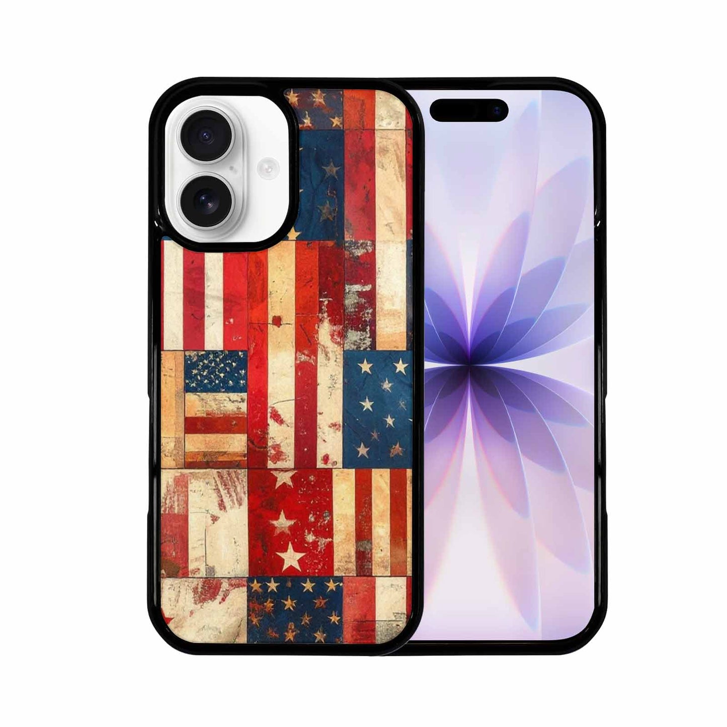 iPhone 17 Case — Small American Flag Stars Galaxy Space, Custom Designed Case Cover