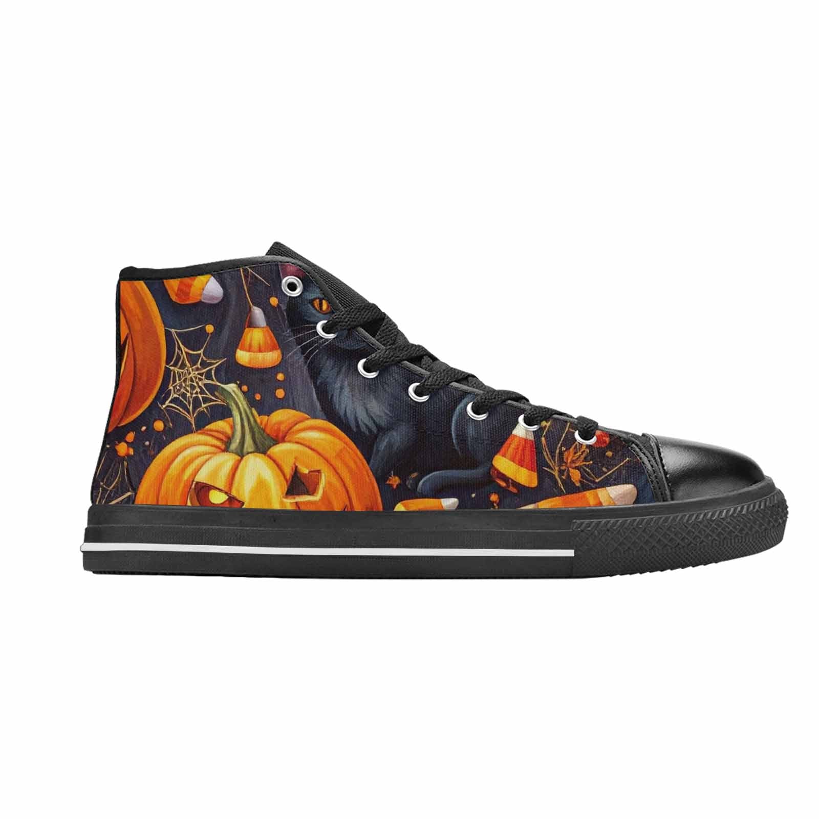 WOMEN'S Halloween High Top Canvas Dark Academia Shoes
