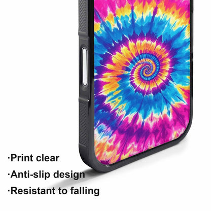 iPhone 17 Pro Max Case — Tie Dye Spiral Tie Dye, Custom Printed Phone Case