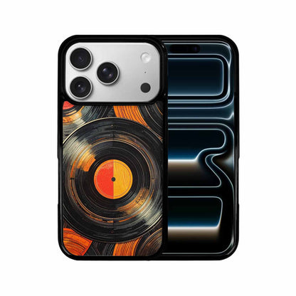 iPhone 17 Pro Case — Retro Wood Grain Vinyl Retro Vintage, Unique Phone Case Design