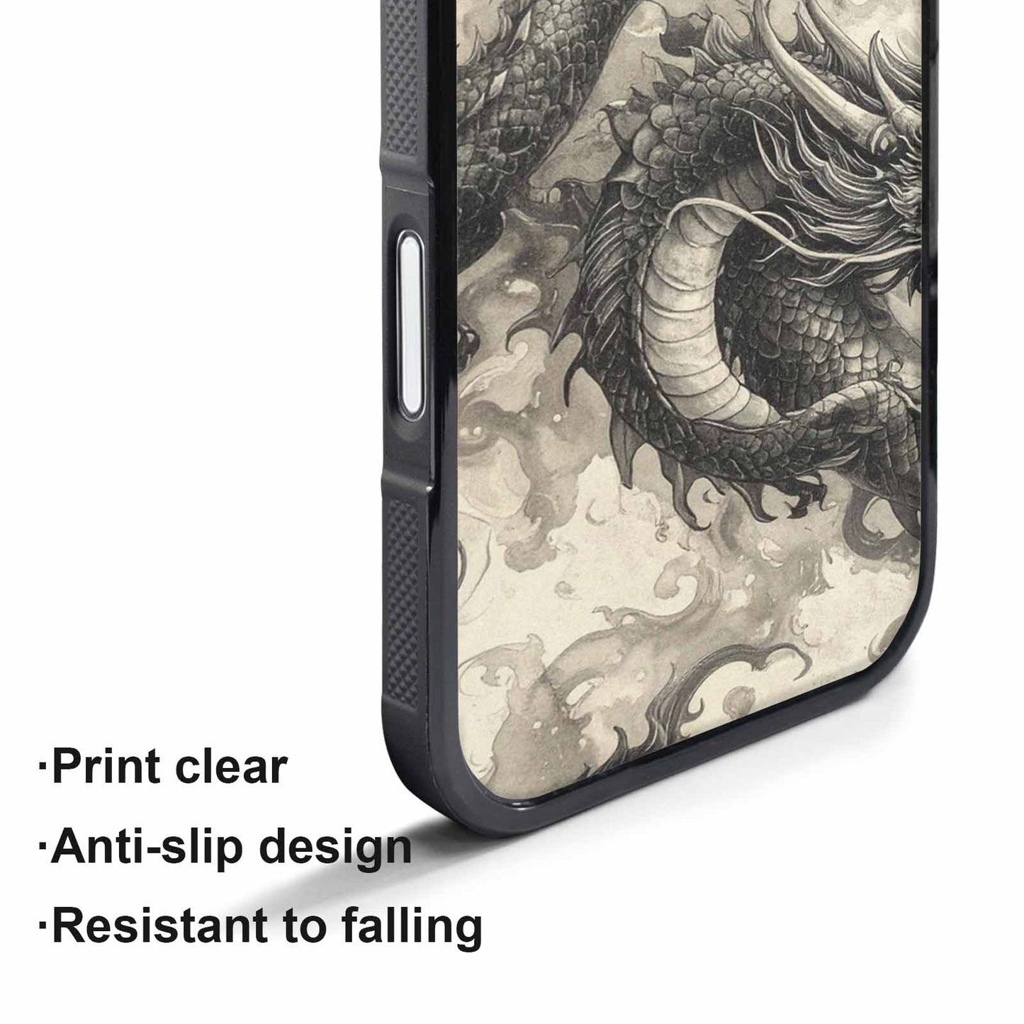 iPhone 17 Pro Max Case — Retro Dragons Flame Retro Vintage, Original Design Phone Case