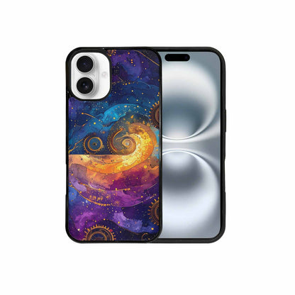 iPhone 16 Plus Case — Steampunk Galaxy, Unique Phone Case Design