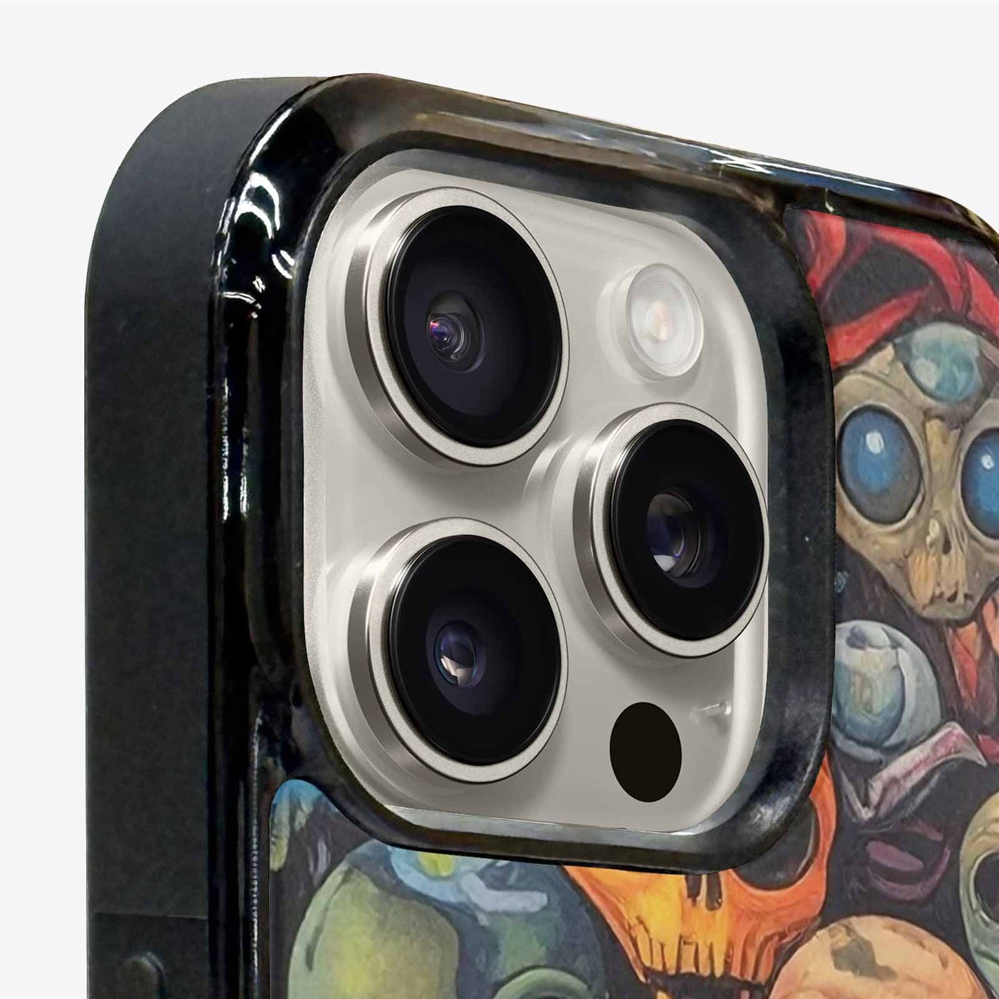 iPhone 16 Pro Case — Aliens Camo Aliens Pattern Hundreds Of, Custom Designed Case Cover