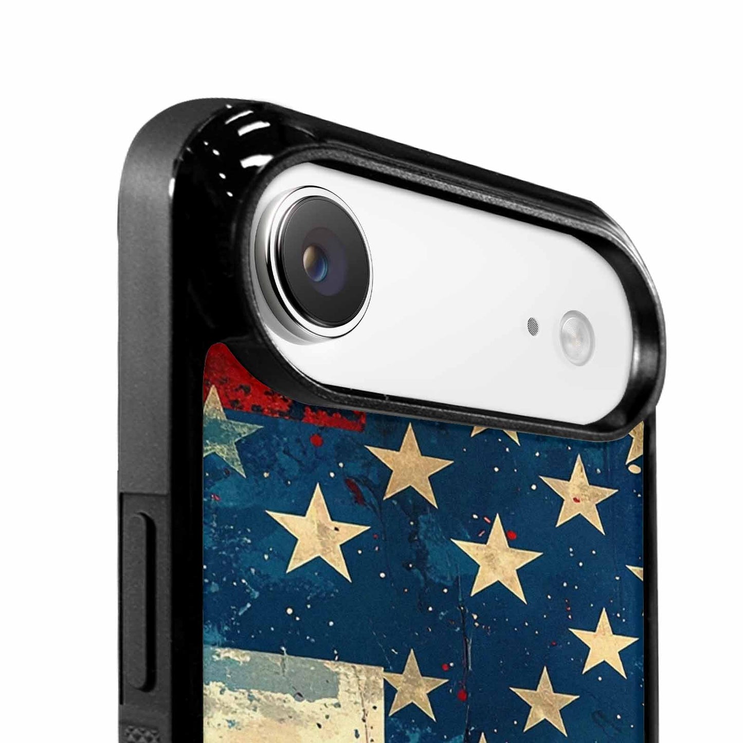 iPhone 17 Air Case — Small American Flag Stars And Galaxy, Custom Printed Phone Case