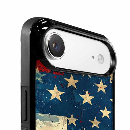 iPhone 17 Air Case — Small American Flag Stars And Galaxy, Custom Printed Phone Case