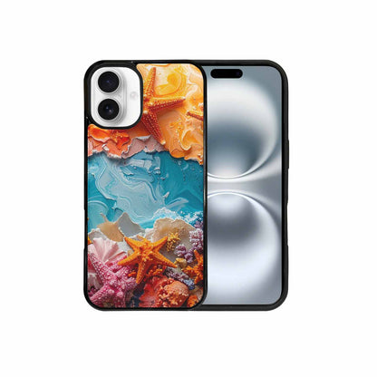 iPhone 16 Plus Case — Starfish Cluster Starfish Cluster Pattern Hundreds, Custom Made Phone Cover