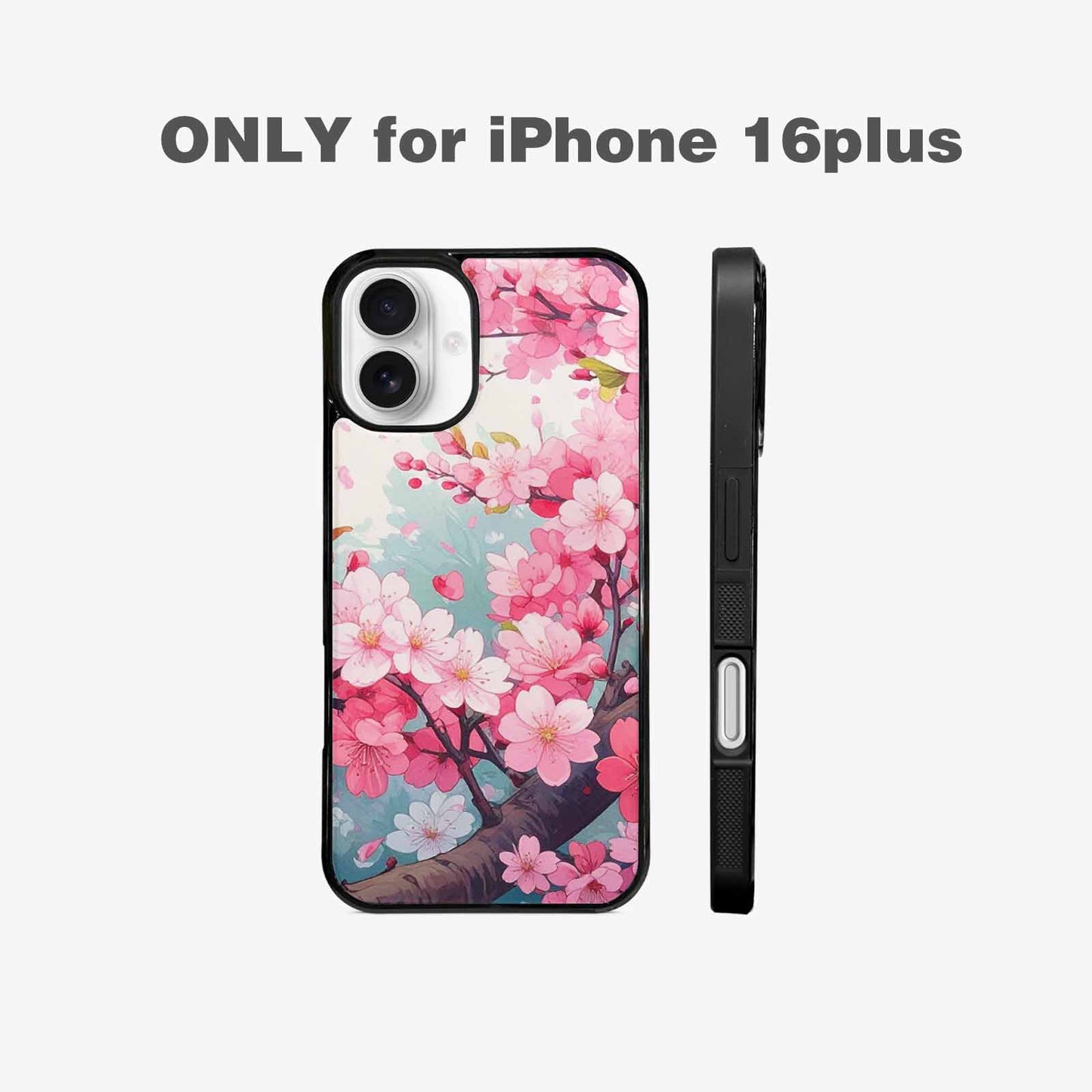 iPhone 16 Plus Case — Cherry Blossom Branch Cherry Blossom Branches, Original Design Phone Case