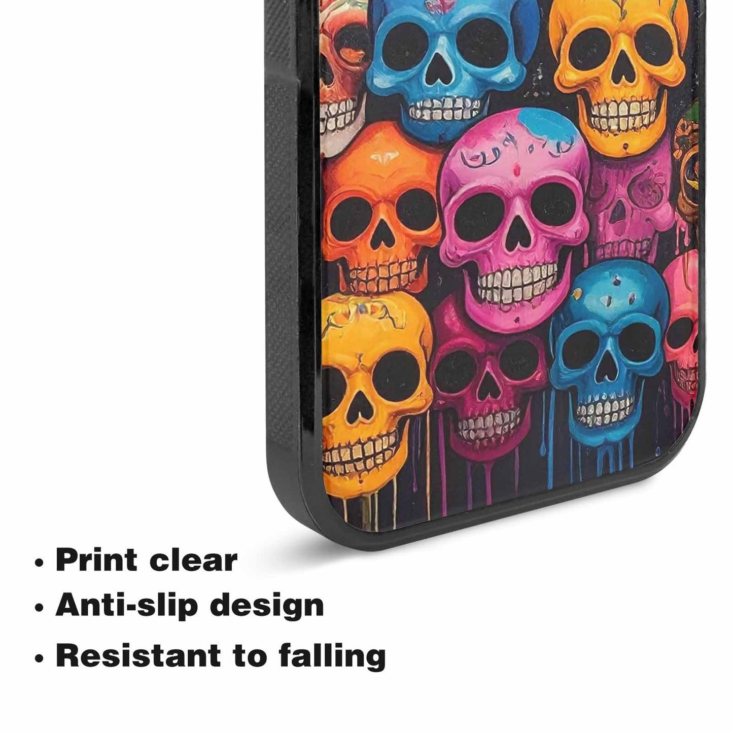 iPhone 15 Plus Case — Skulls General Skulls Pattern, Personalized Phone Case