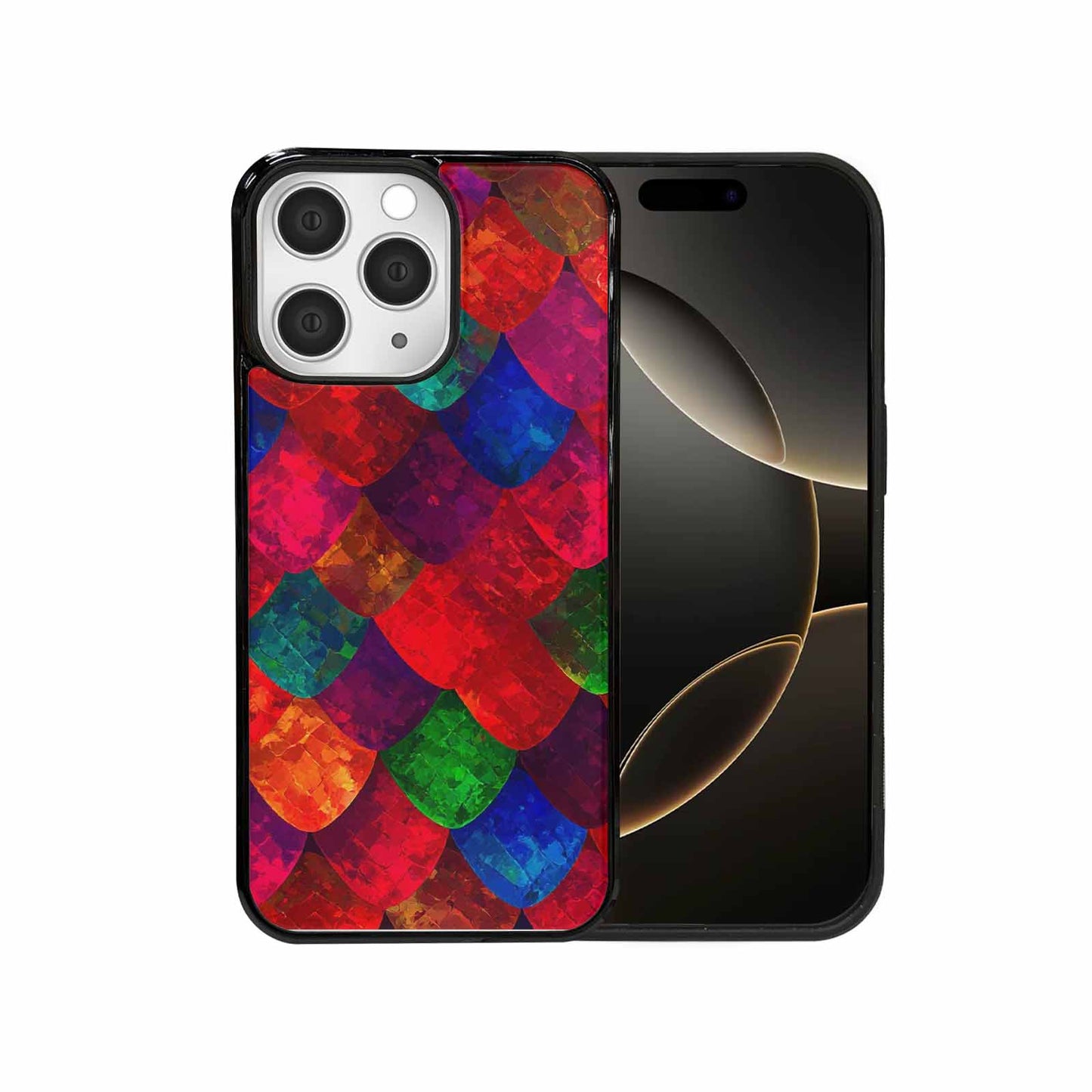 iPhone 15 Pro Max Case — Snake Print Dark Seamless Pattern Vibrant, Custom Made Phone Cover