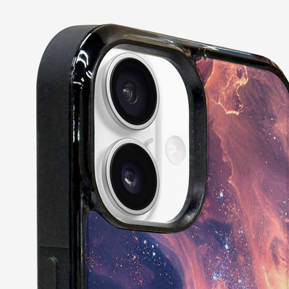 iPhone 16 Case — Nebula Texture With Dense Star Cluster, Custom Phone Case