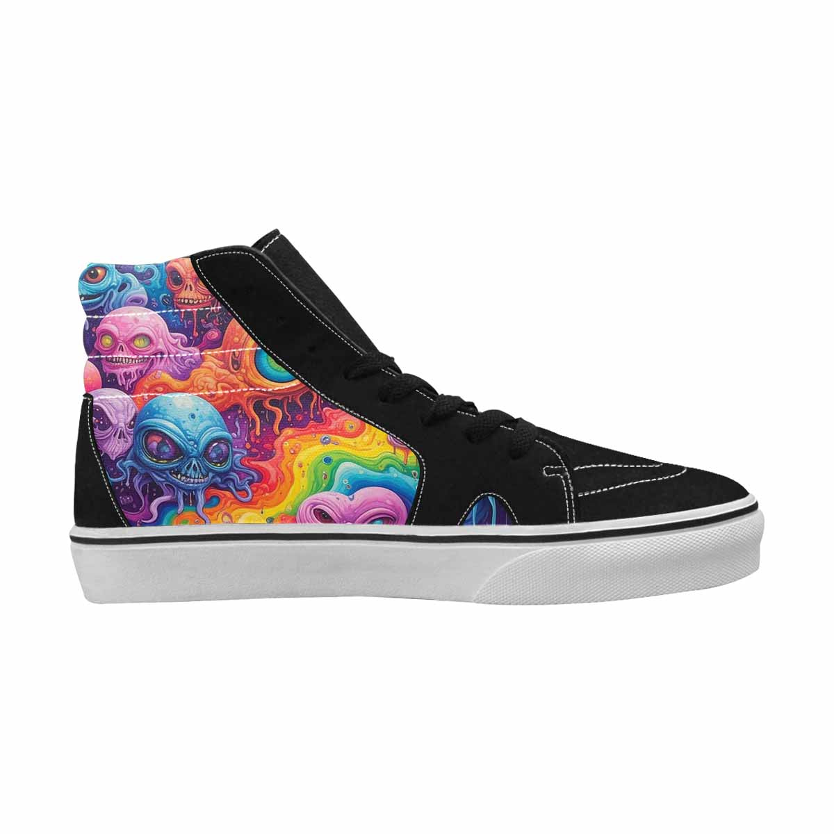 MEN'S Aliens  Tie Dye High Top Canvas Dreamcore Shoes