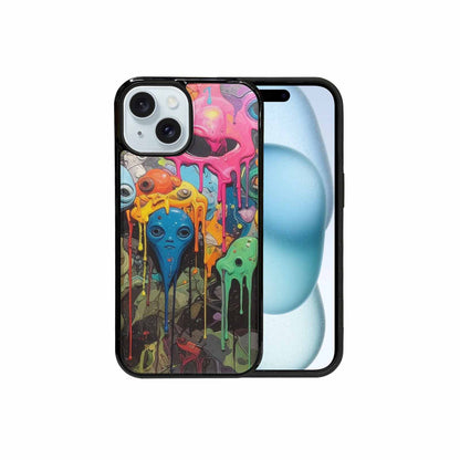 iPhone 15 Case — Aliens Camomelting Aliens Patt 5xk Personalized, Original Design Phone Case