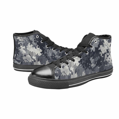 MEN'S Military Camouflage Blotch High Top Canvas Surreal Sneakers